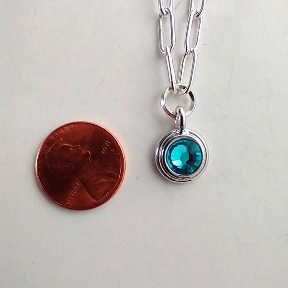 Swarovski Paperclip Chain Necklace - Picture 4 of 8